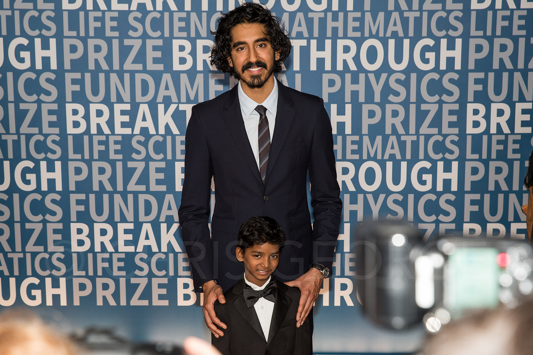 Dev Patel and Sunny Pawar, Breakthrough Prize, 2016