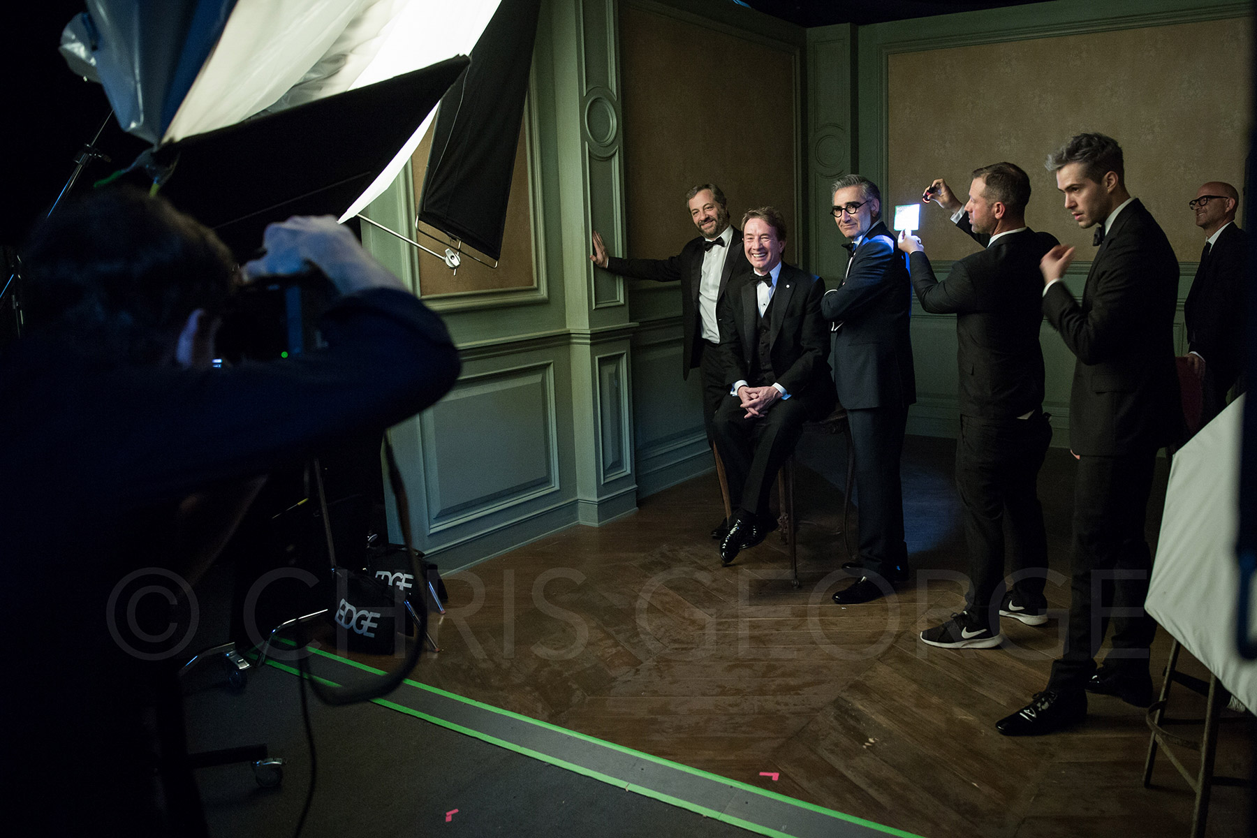 Judd Apatow, Martin Short, and Eugene Levy, 2016