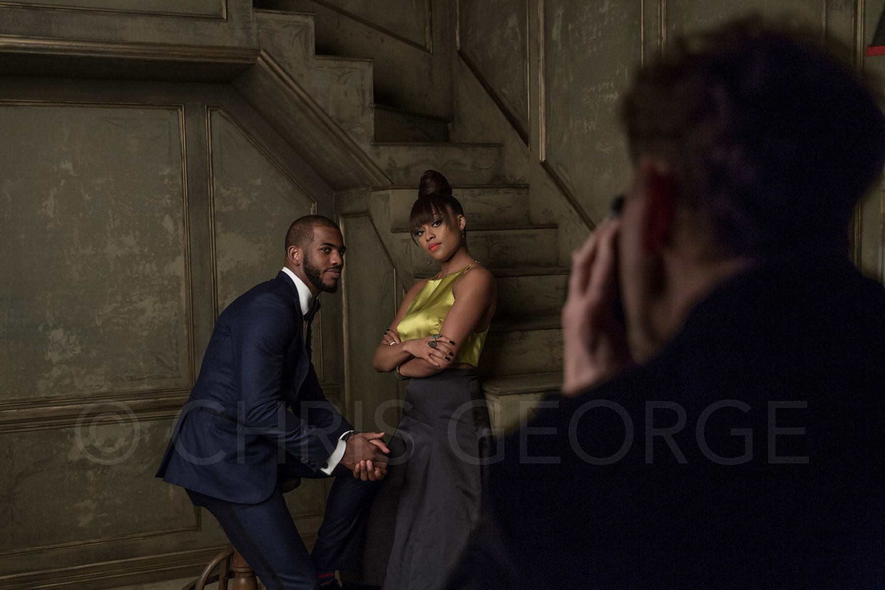 Chris Paul and Jada Crawley, 2015