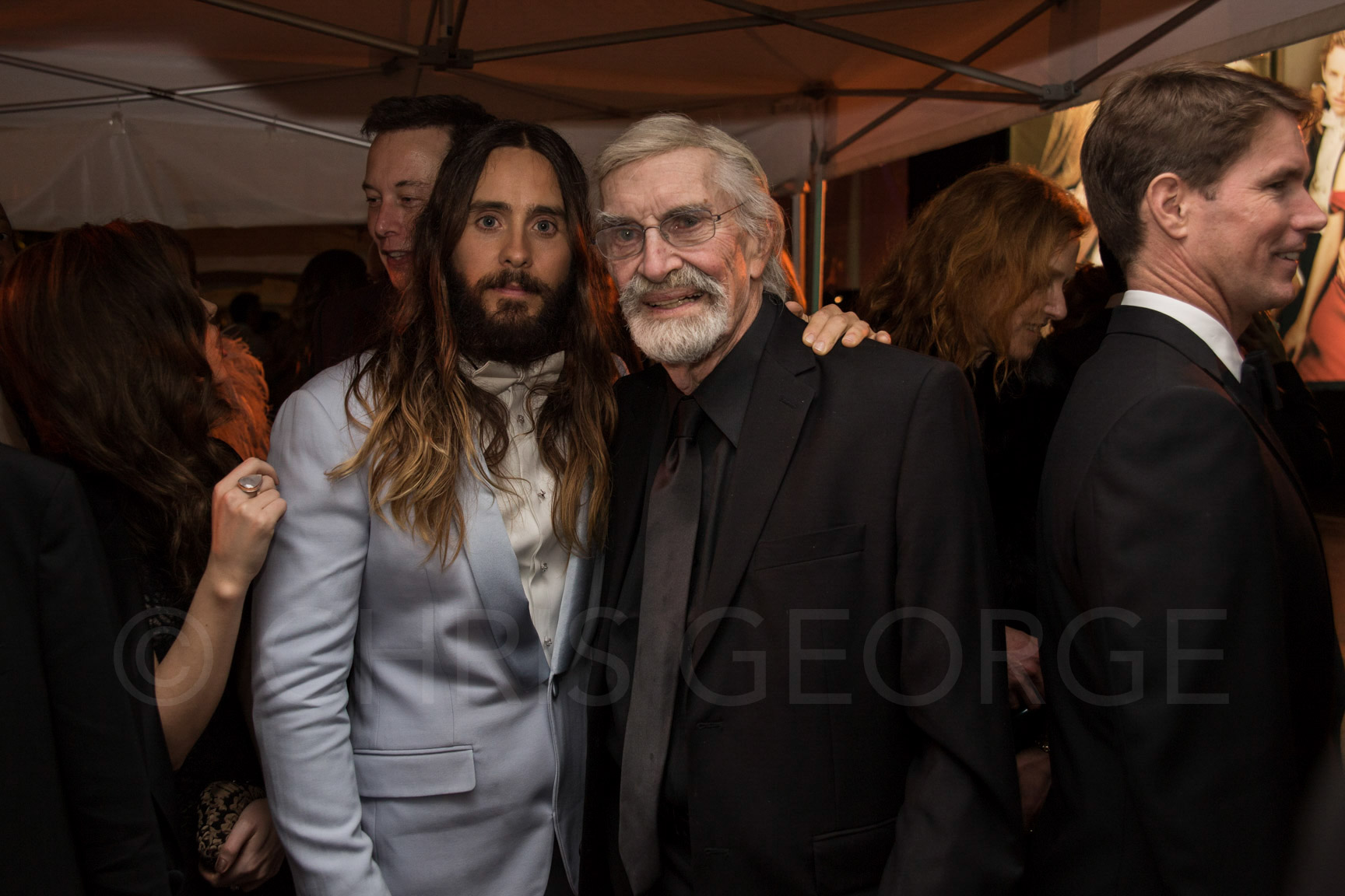 Jared Leto and Martin Landau, 2015