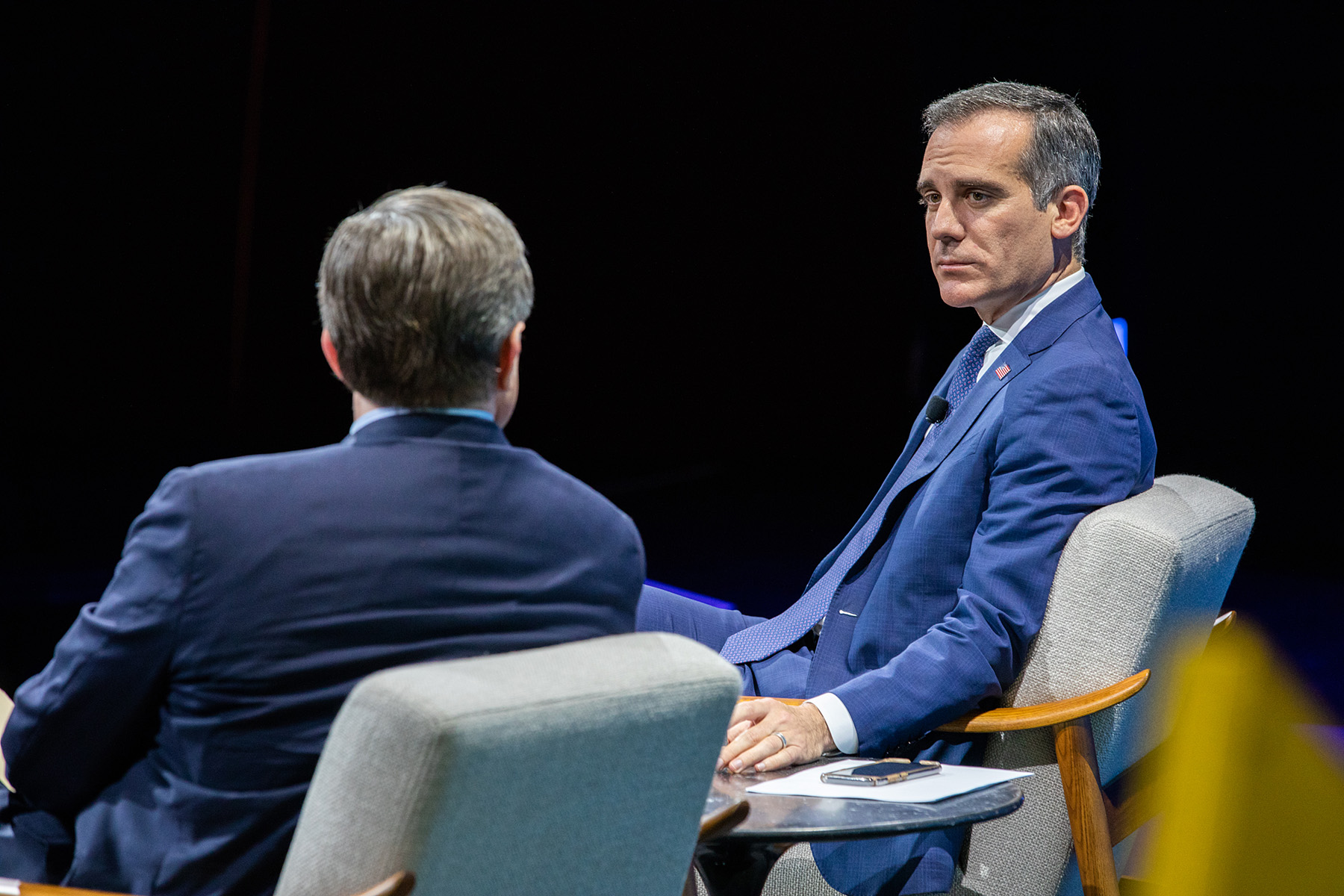 Eric Garcetti and Douglas Brinkley