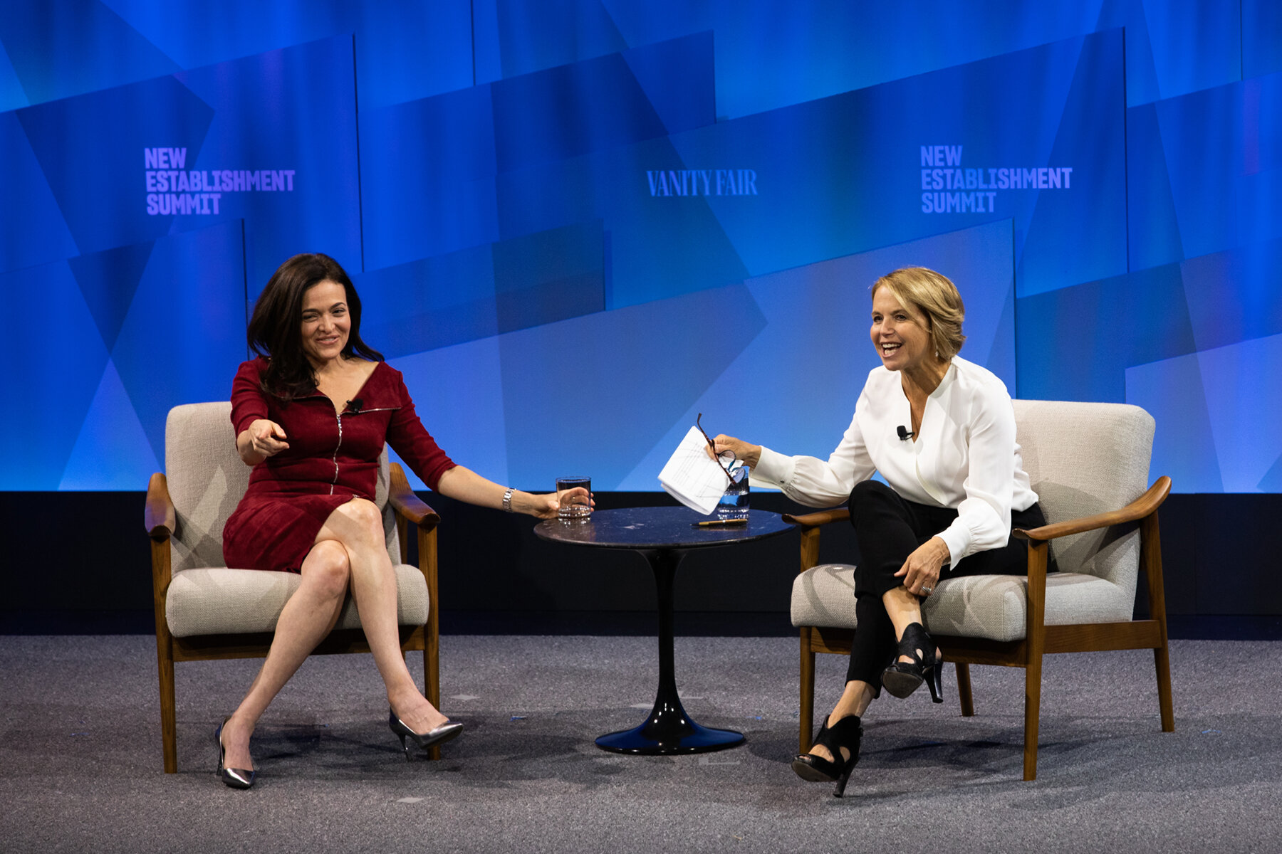 Sheryl Sandberg and Katie Couric - 2019