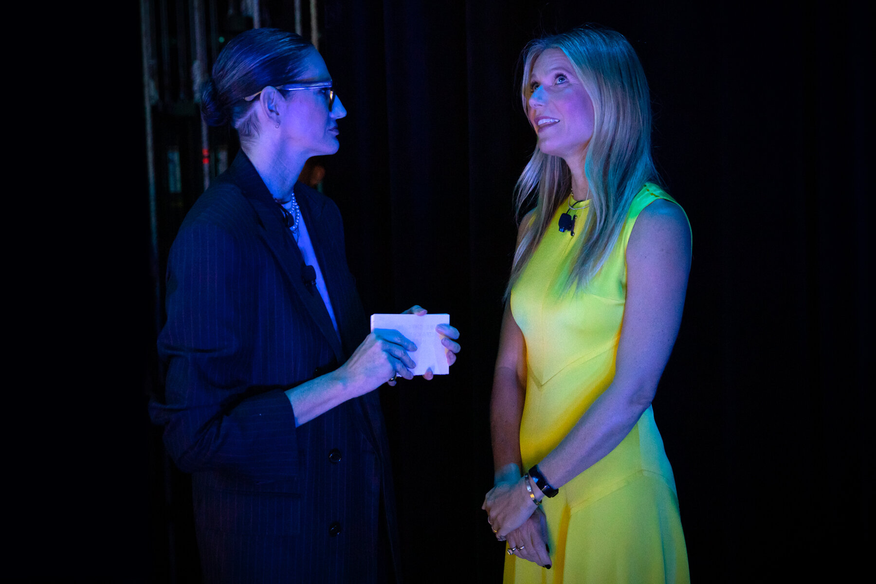 Jenna Lyons and Gweneth Paltrow backstage - 2019