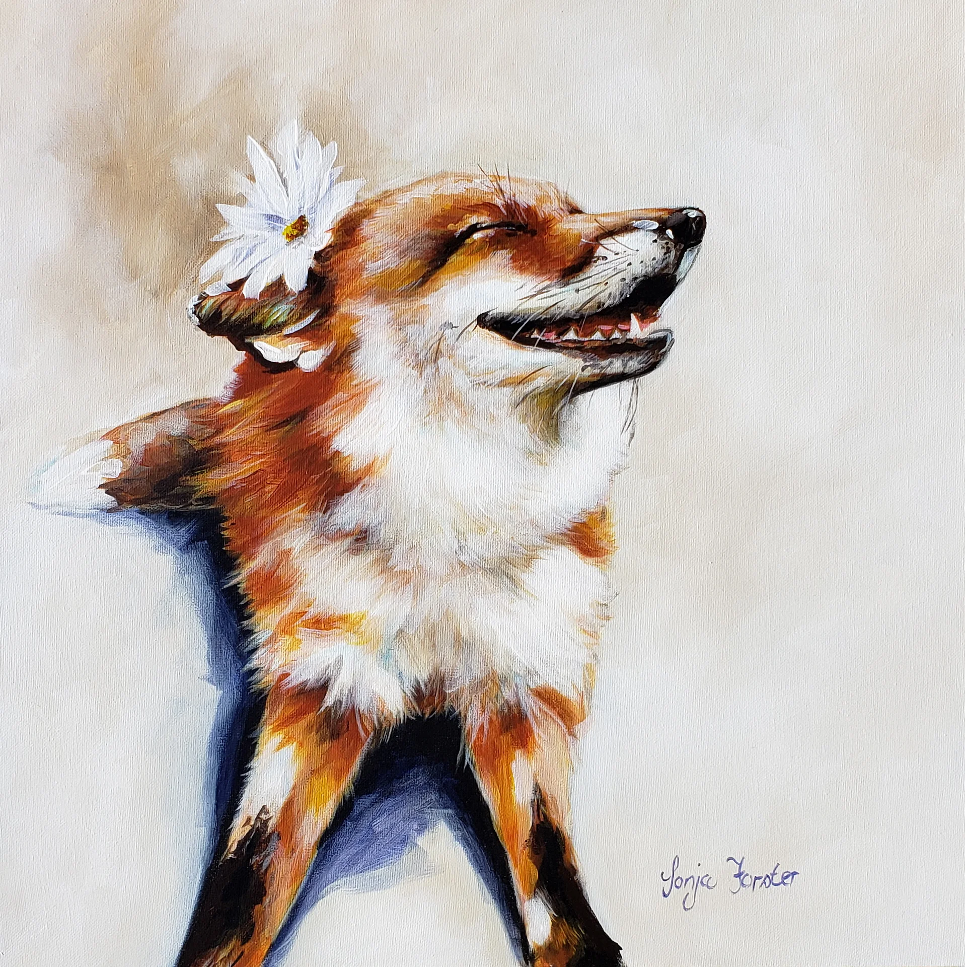 Sonja Forster Art - Foxy Daisy_original.jpg