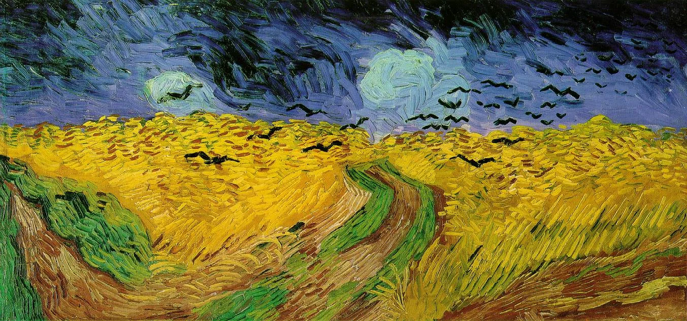 Vincent van Gogh: Wheat Field with Crows , 1890