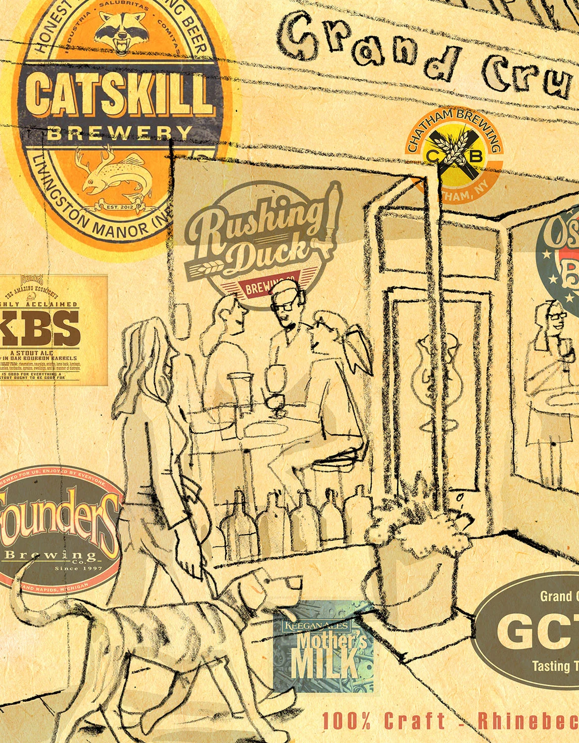 Grand Cru print detail #1