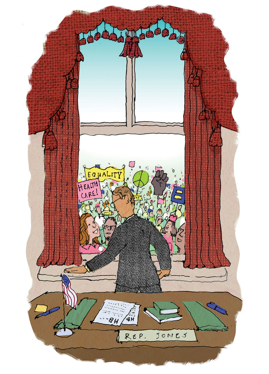 Speaking directly to your elected representative can influence their thinking.