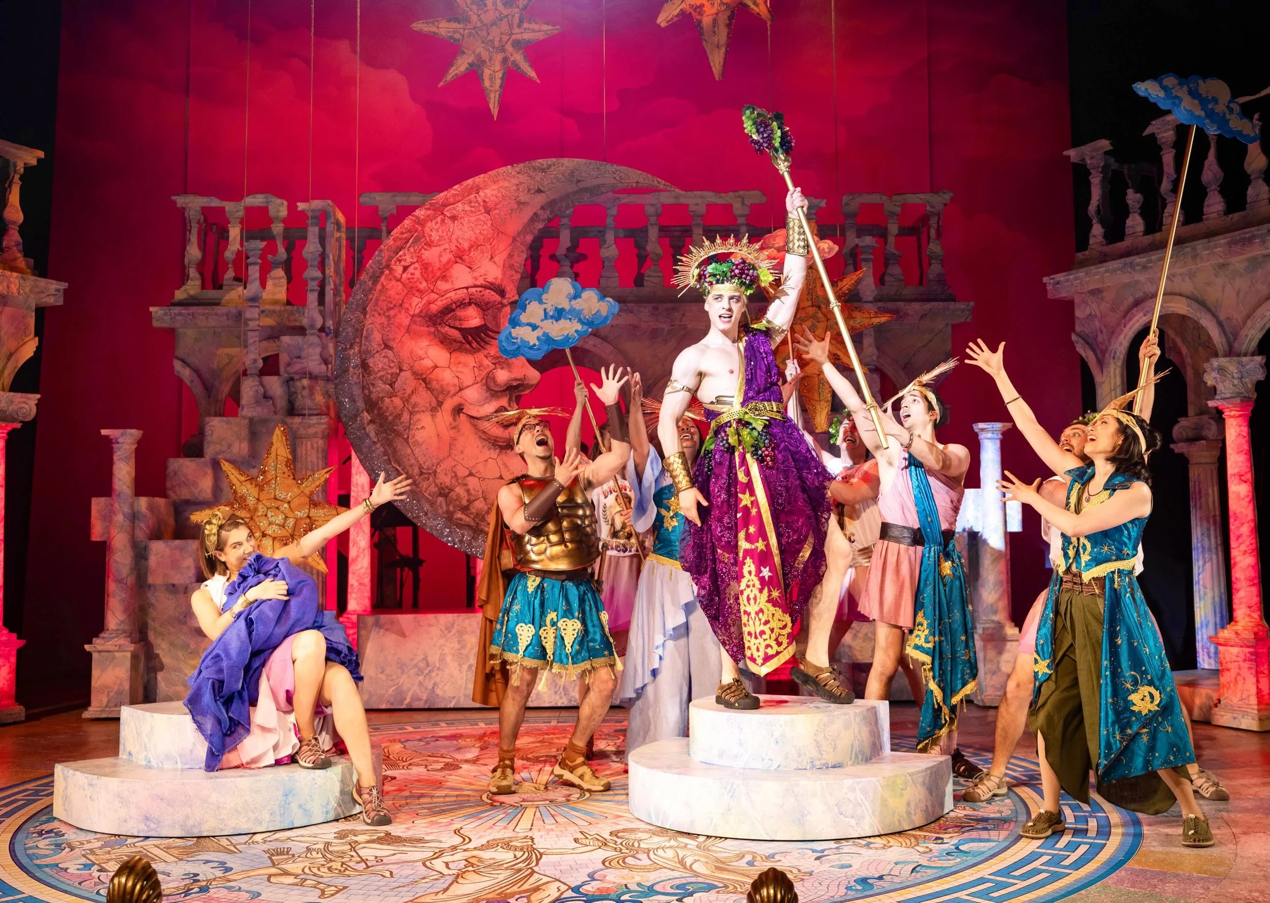 What a whirlwind trip to the isles of Ancient Greece this was! 🏛️✨ I&rsquo;m in awe of the craft, chaos, ingenuity, detail and joy poured into this show by everyone involved 🤍 What a dream team. Catch our wonderful #Thespians on tour!!! 🏺👀@thespi