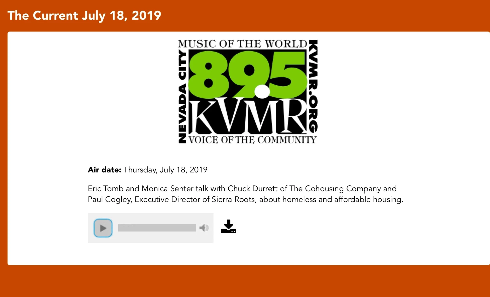 The Current July 18, 2019 | KVMR.jpg