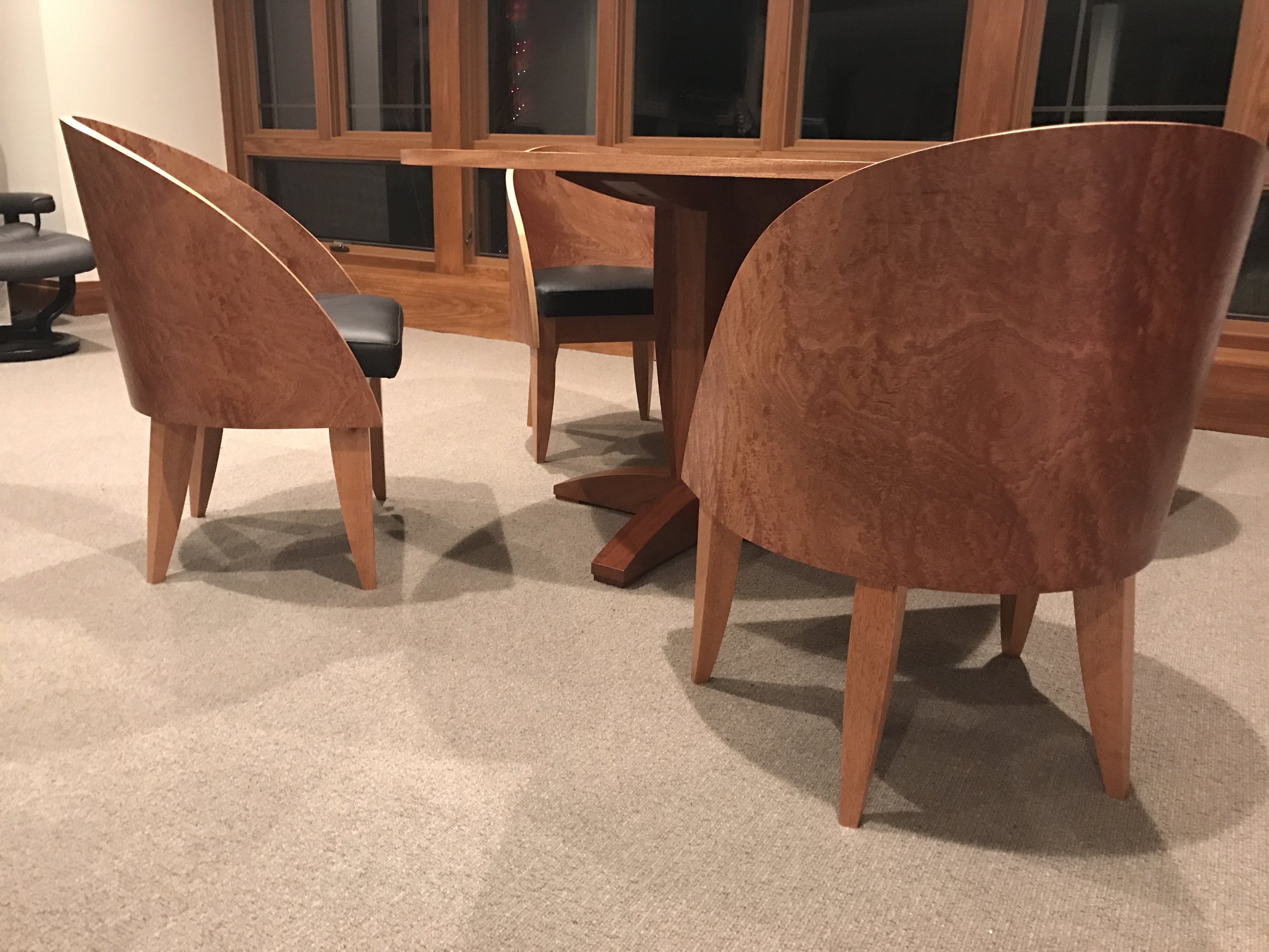 Club Chairs/ Game Table
