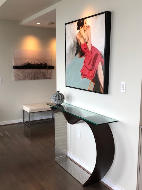 Custom Wenge Console Table