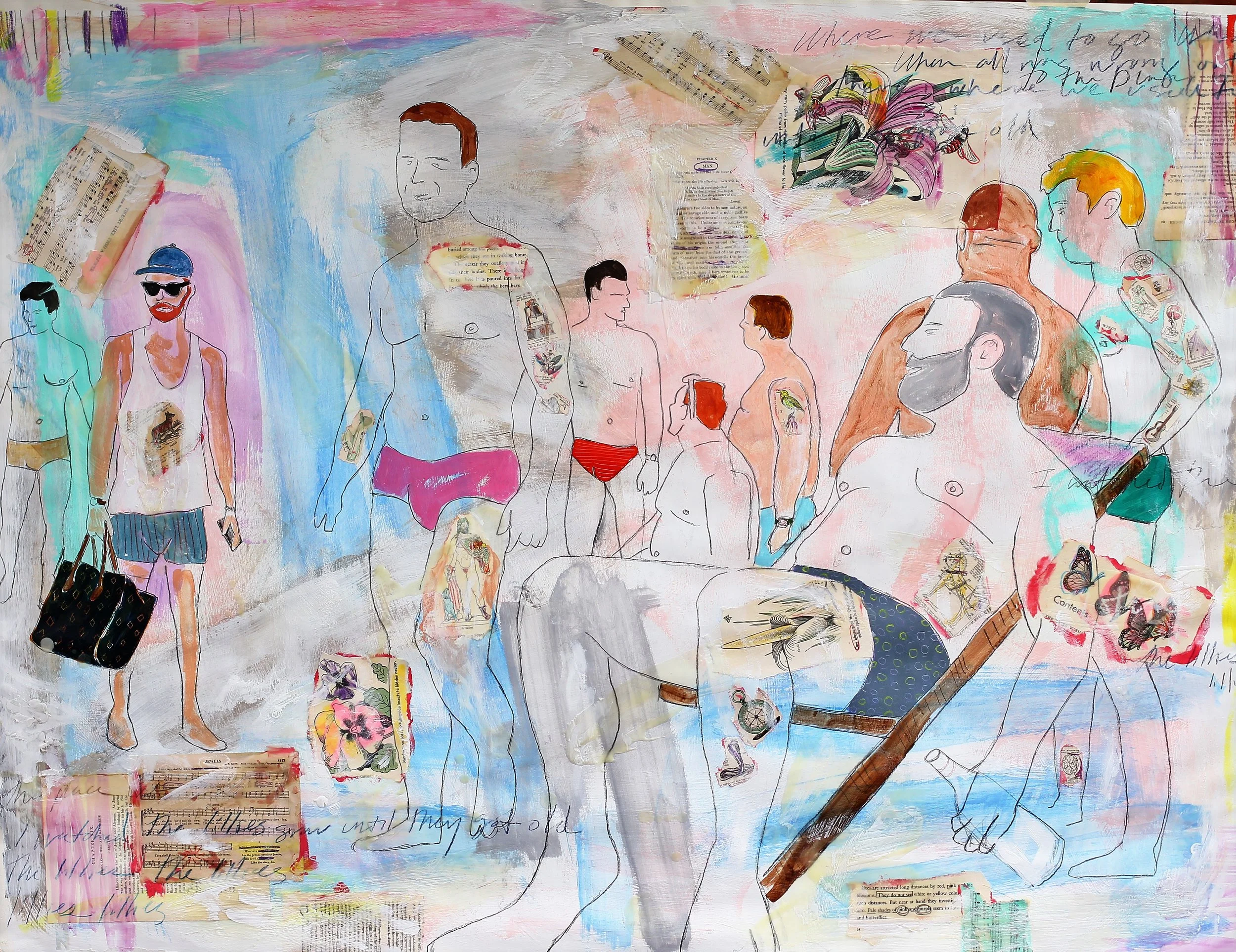 ‘Where we used to go when all was wrong (lilies & jewels)’- 2017