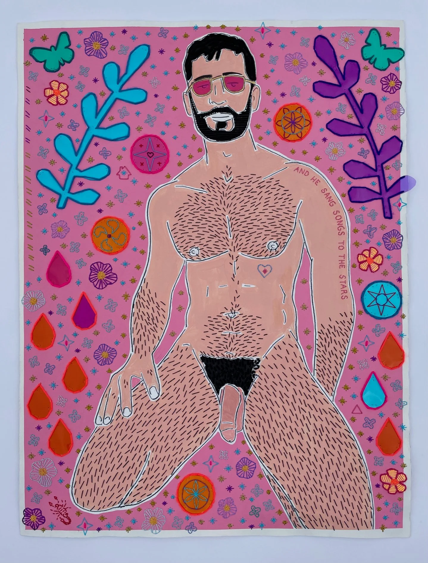 "troubadour in a conjurer's garden", 2022