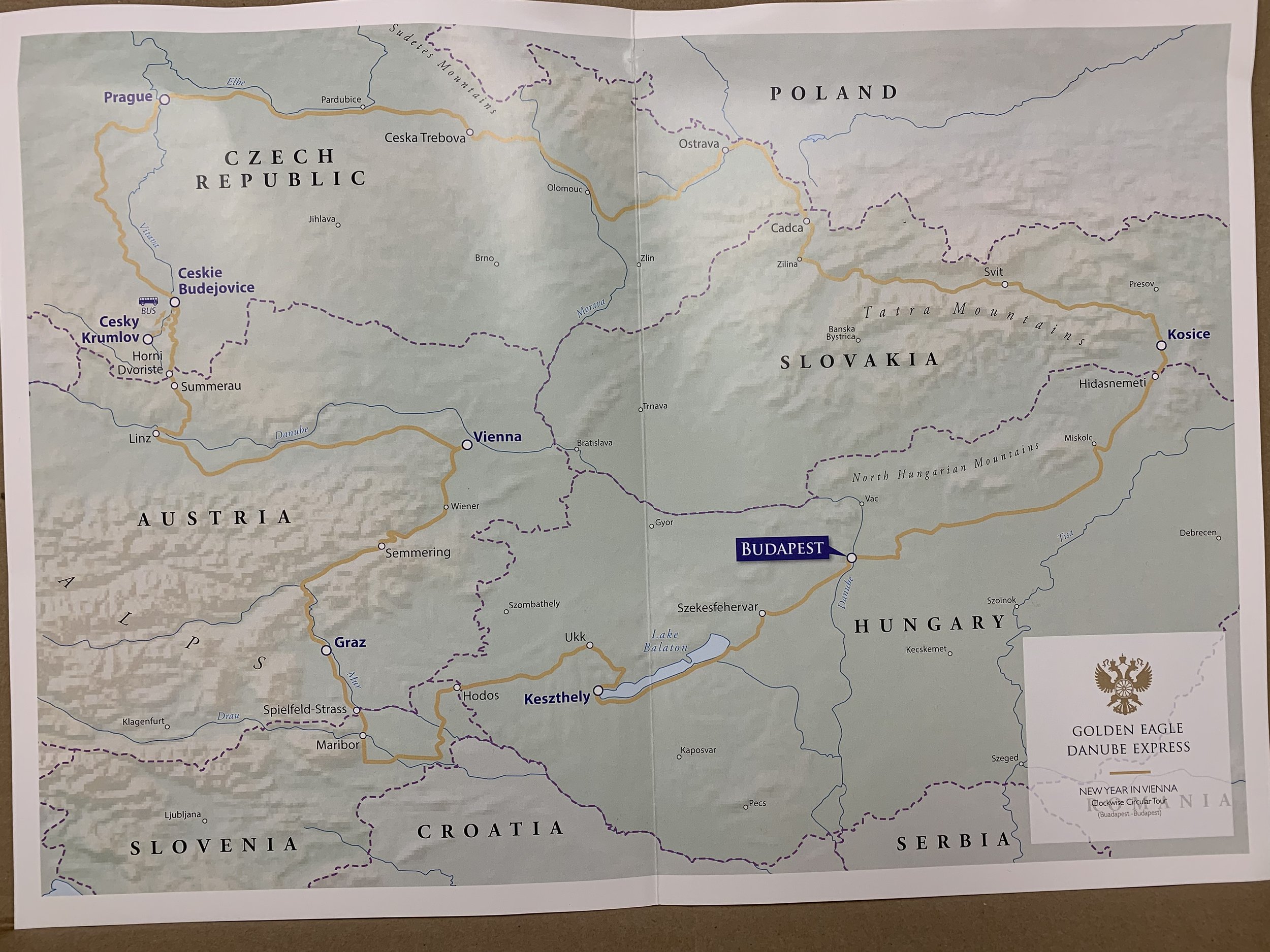 The Golden Eagle Express Private Train Vienna New Years