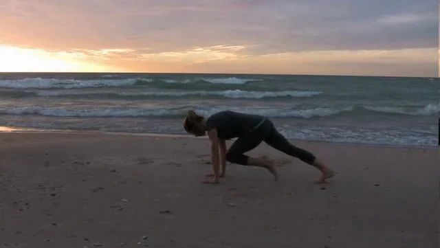 Beach vinyasa