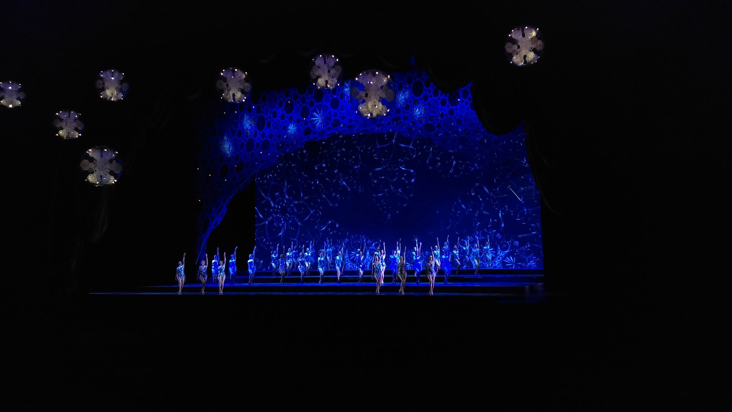 Fun fact: the Radio City stage was built with 3 hydraulic elevators and a turntable! This number, Snow, has added present-day GPS technology!