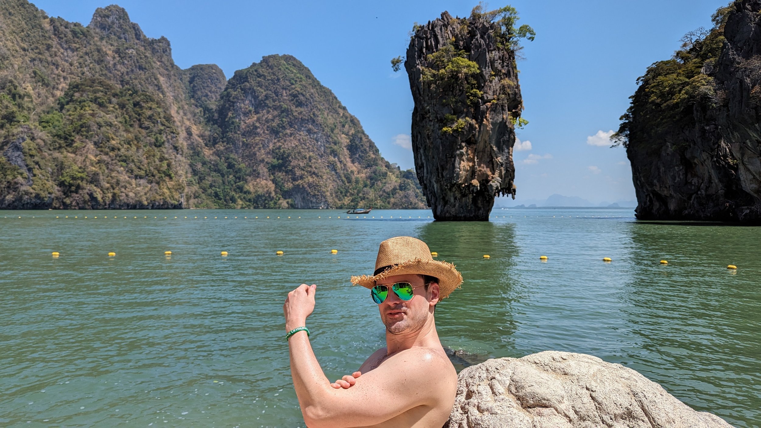 Kicking off my Broadway Bares campaign with a throwback to James Bond island