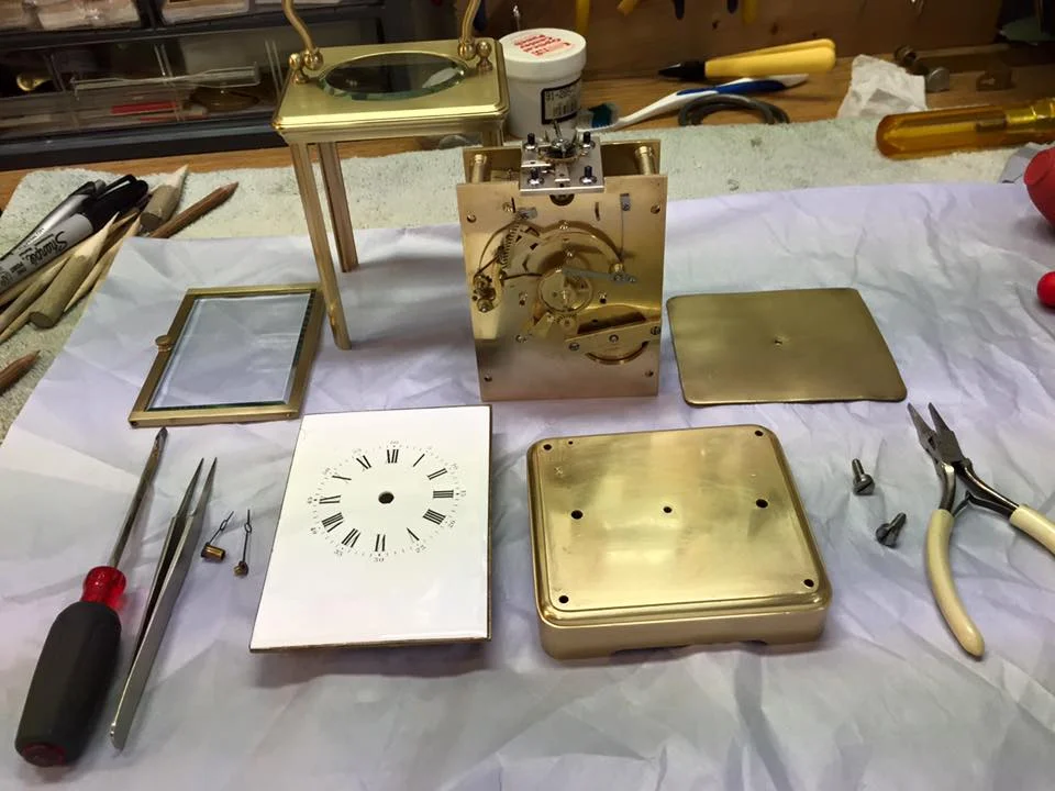 Carriage Clock-Overhauled and Ready for Assembly