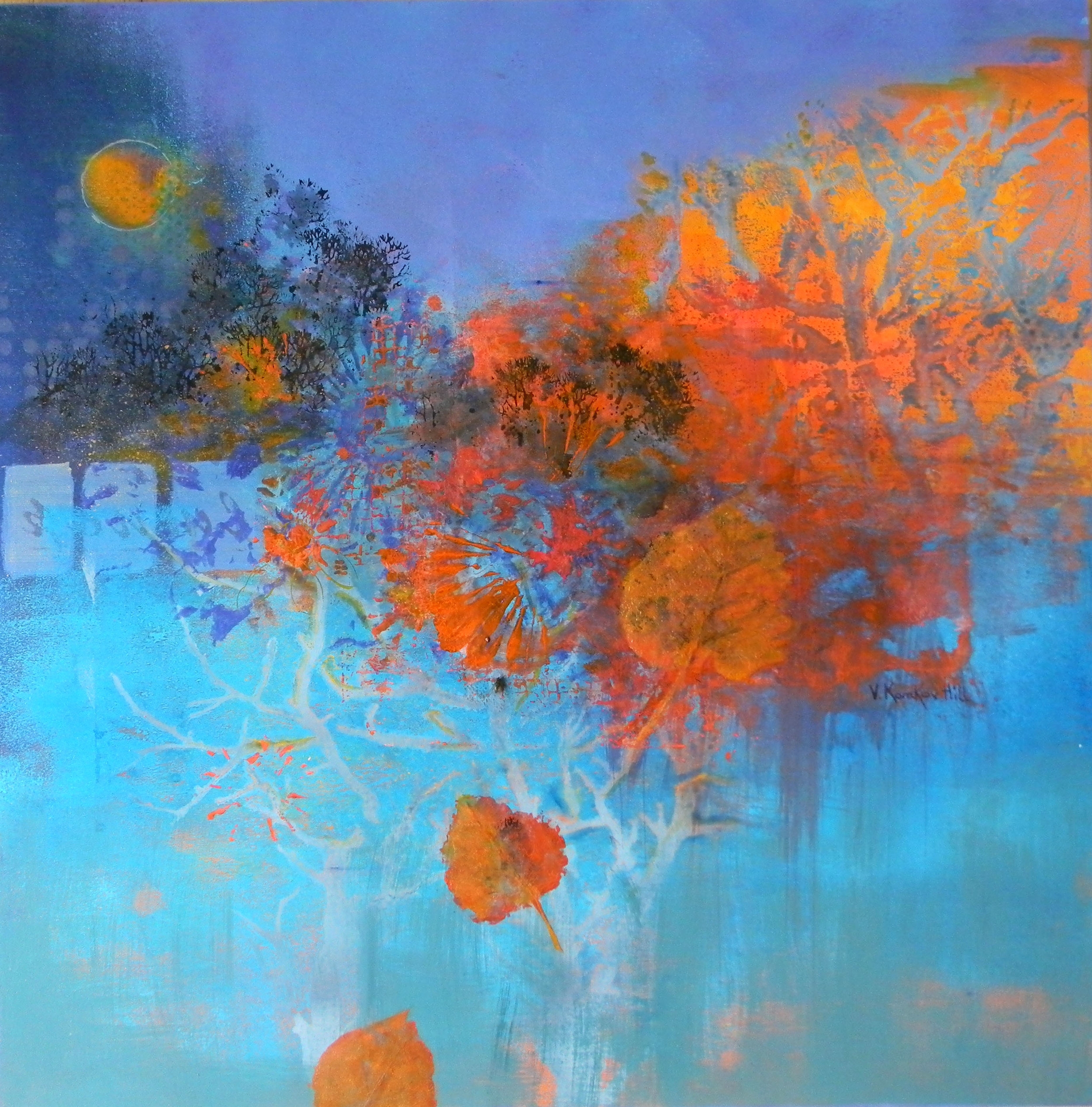 November Light- Acrylic on cradled board. 2016