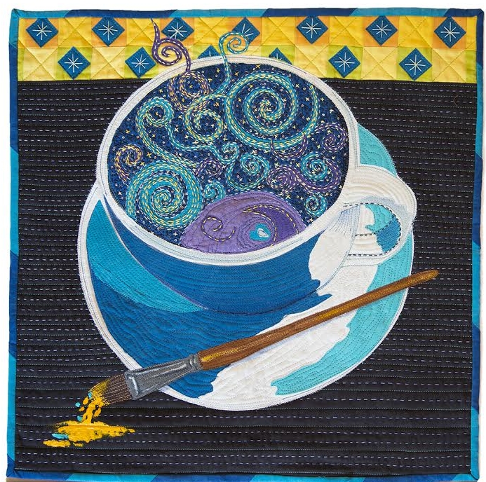 Van Gogh's Coffee. 2017. 20" x 20"