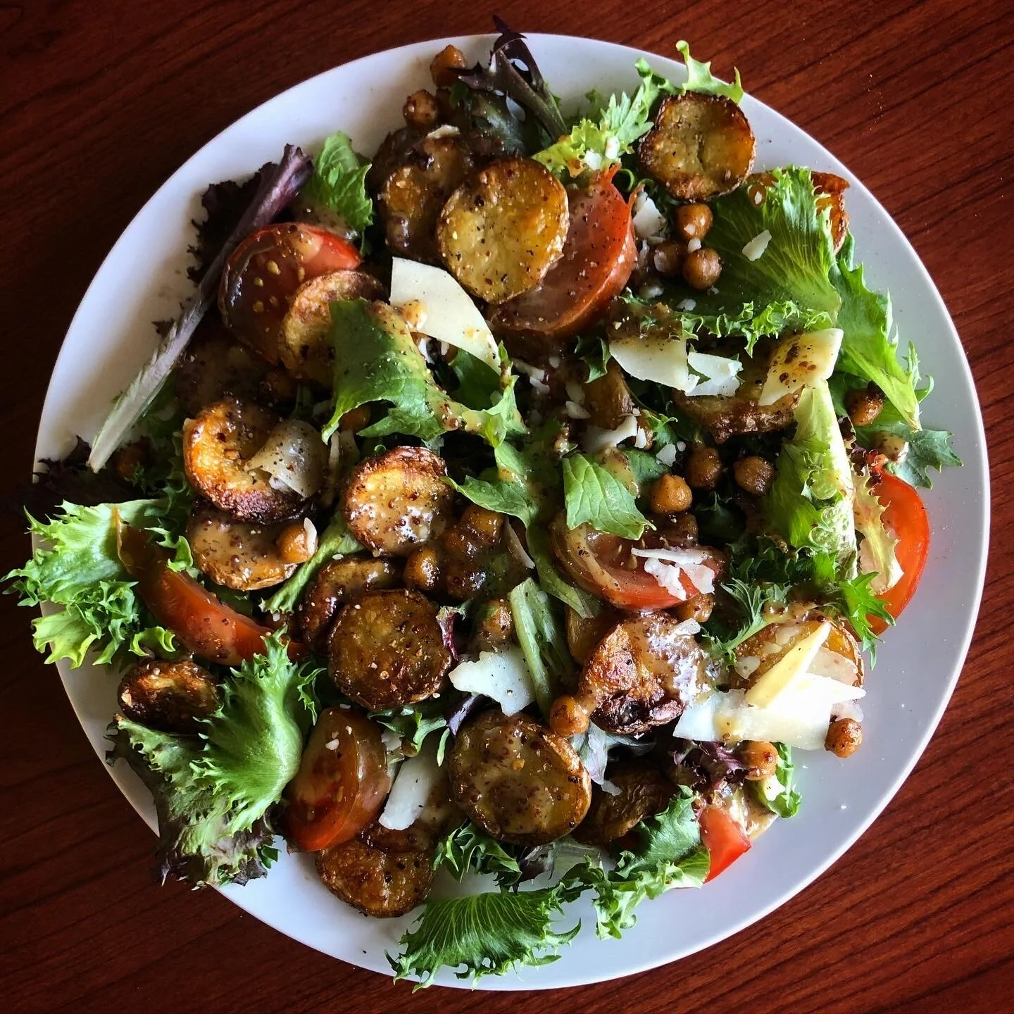 Warm Potato and Spiced Chickpea Salad