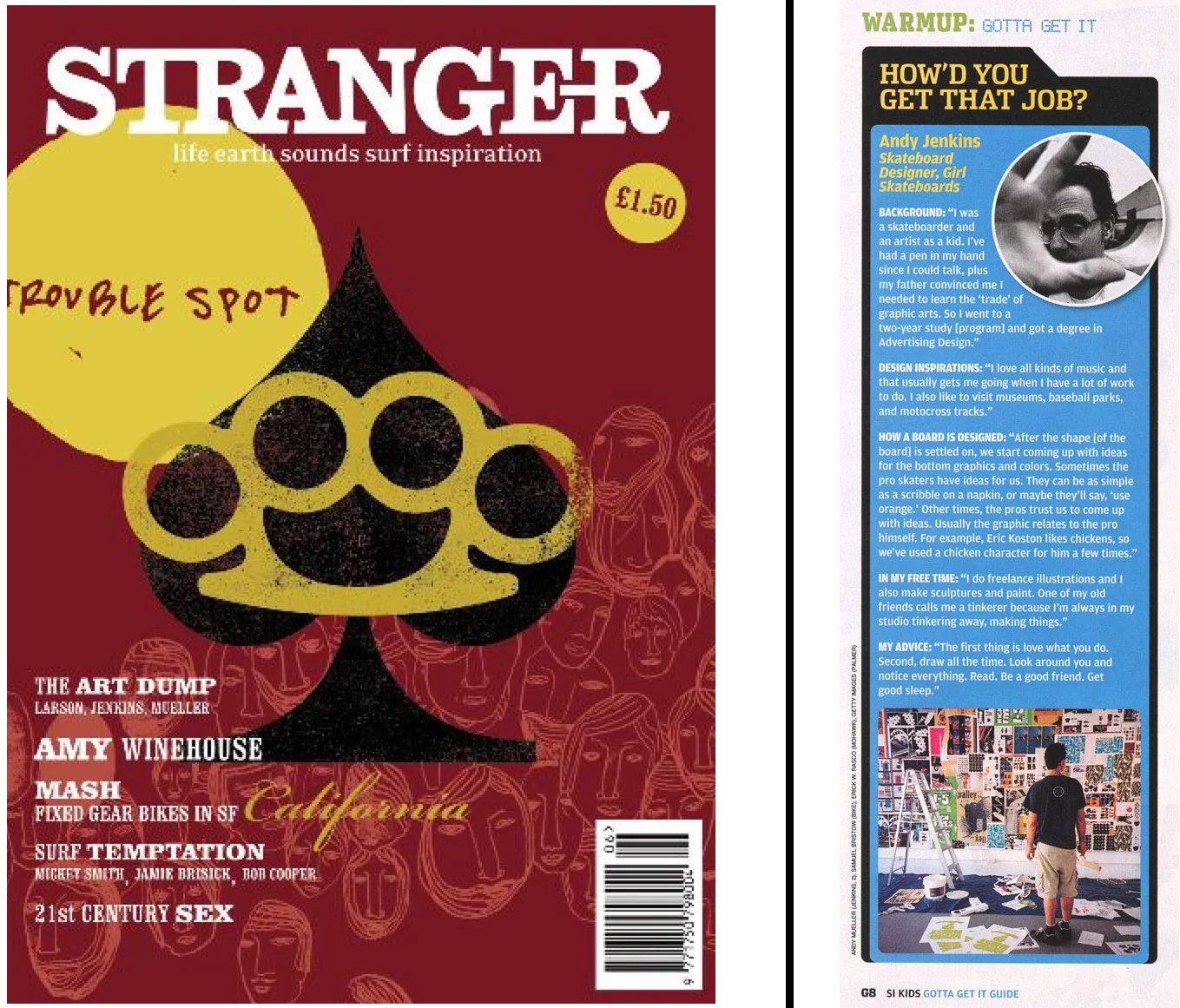 Guest cover featuring Art Dump artwork