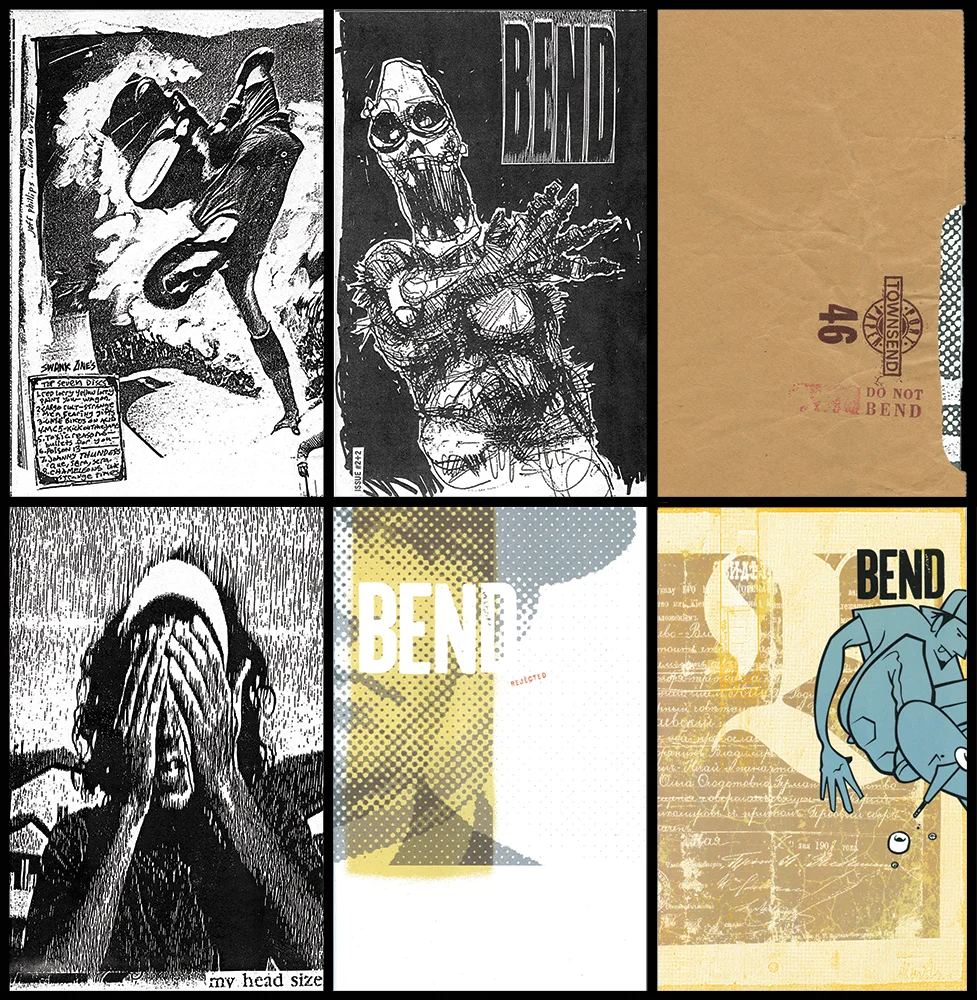 Various pages and cover imagery, 1988-2013.