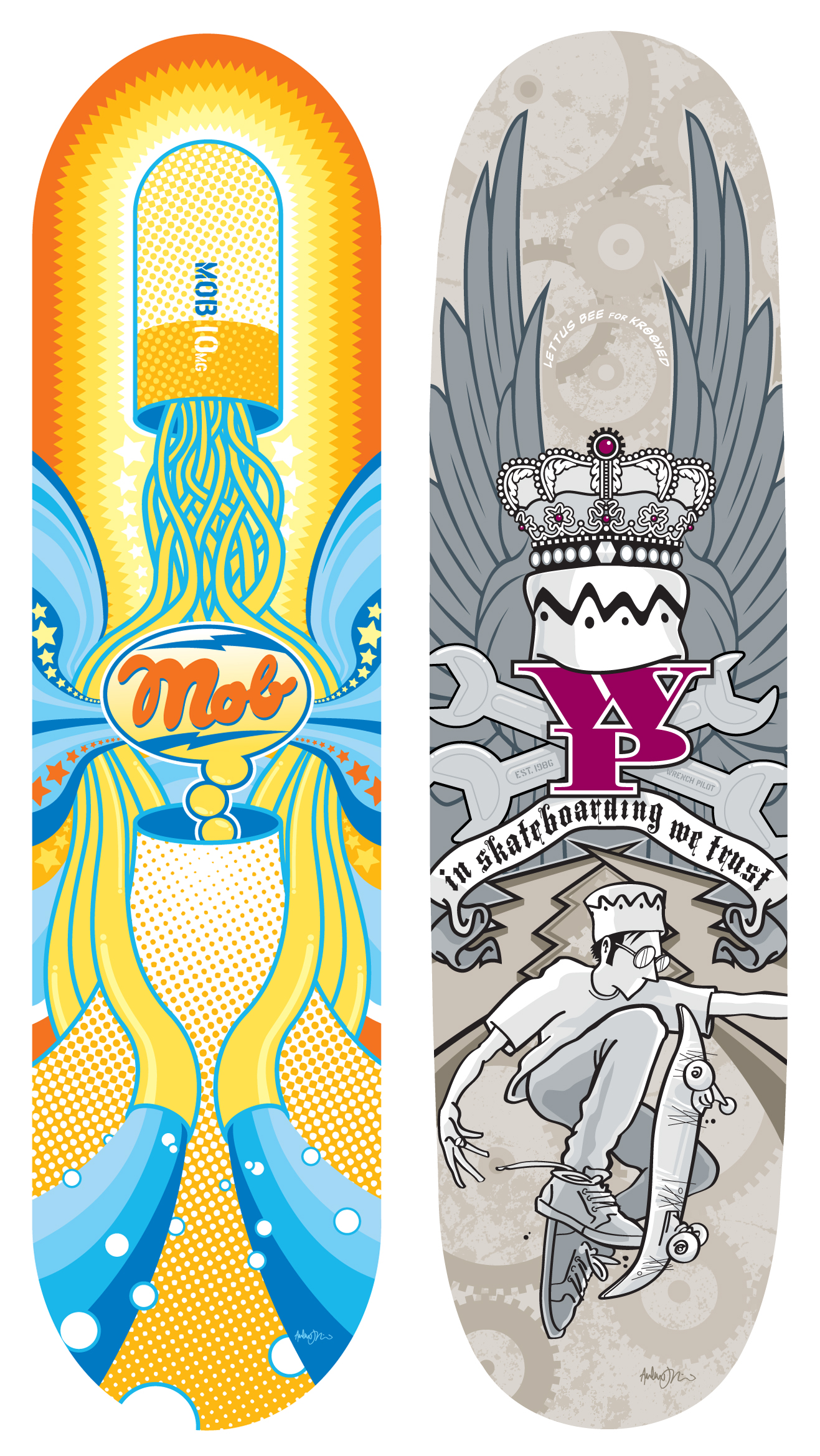 Guest models for Hessenmob (Germany) and Krooked (US)