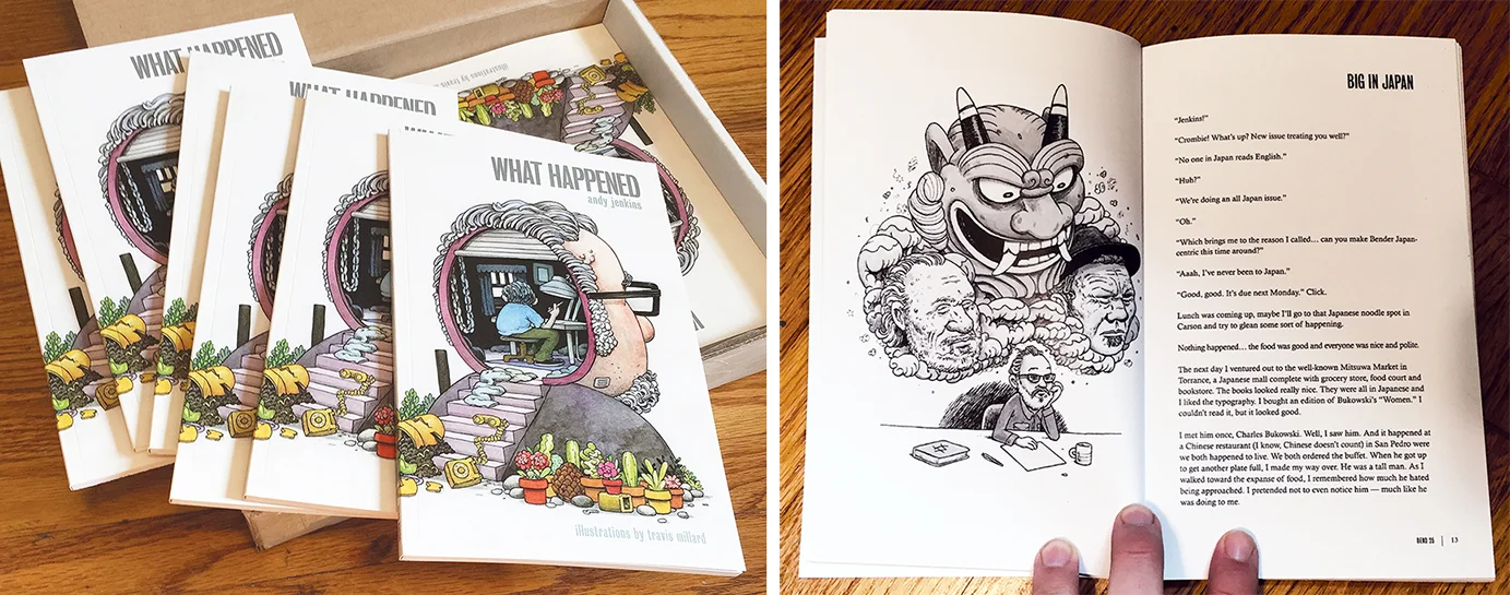 "What Happened" (2017) is a compilation of short, written pieces, by author, Andy Jenkins. It is a grouping of relatable observations, lists, foggy recollections and even “Several B-grade Opening Lines For Novels or Short Stories,” in a piece entitl…