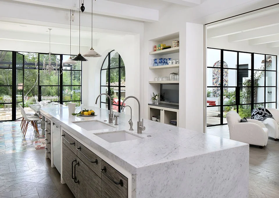 Kitchen with View of Nook