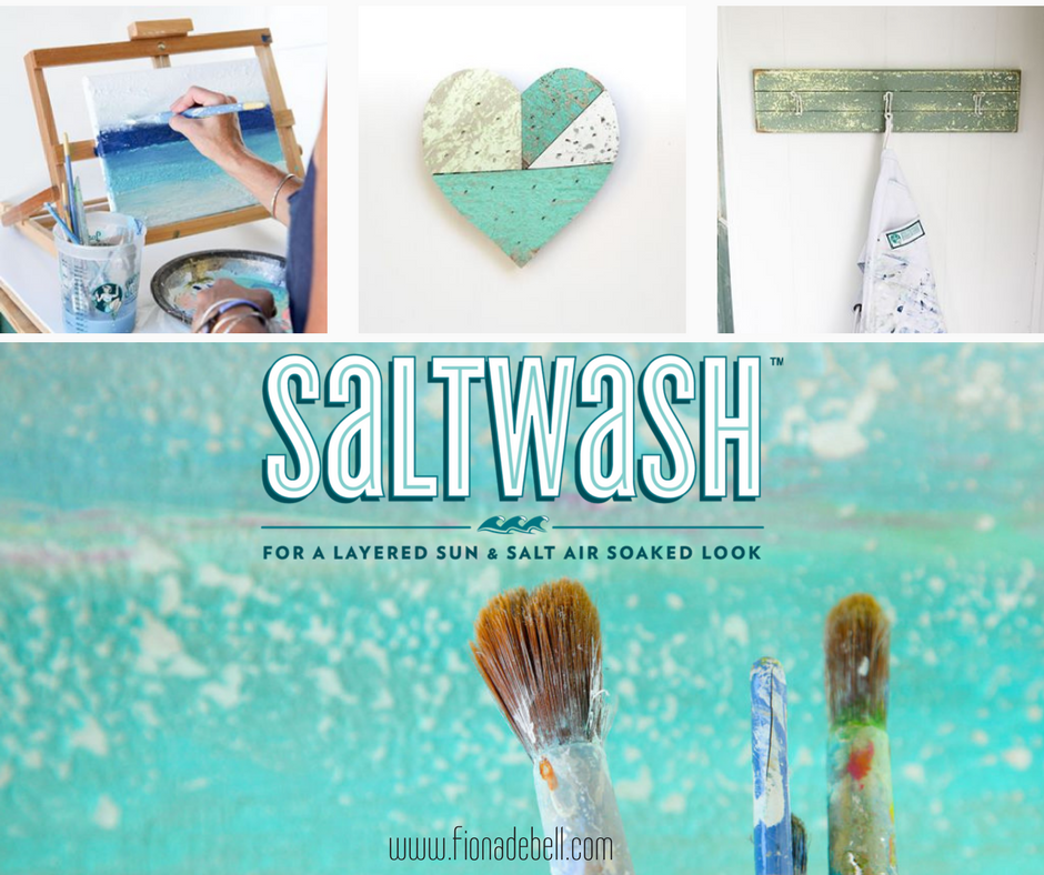 Saltwash is an additive mixed into paint to create texture and age. | fionadebell.com