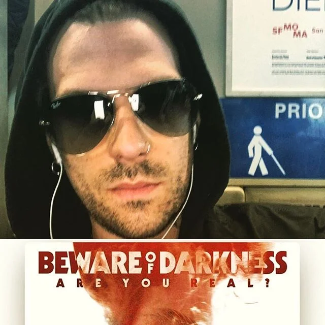 See you later San Francisco! Hood up, basting a little @bewareofdarkness on #bart to #sfo LOVE this album. #muthafucka #bewareofdarkness #traveltunes