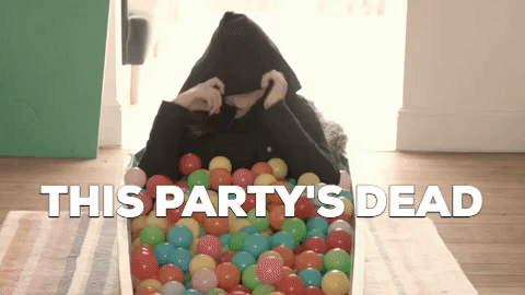 This Party's Dead by Erica Buist. Available from Unbound