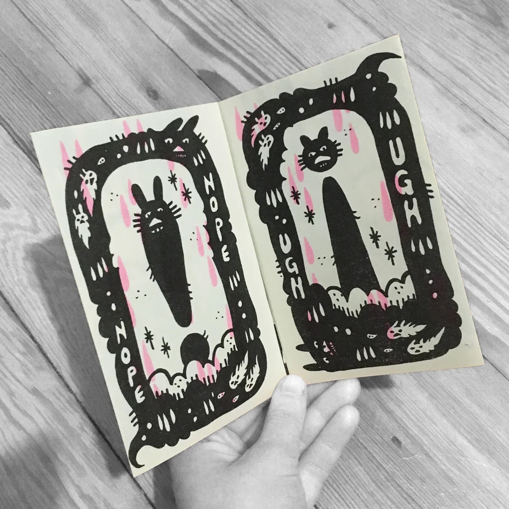 Oh NoNow What zine by Sage Perrott — DIRECTANGLE PRESS