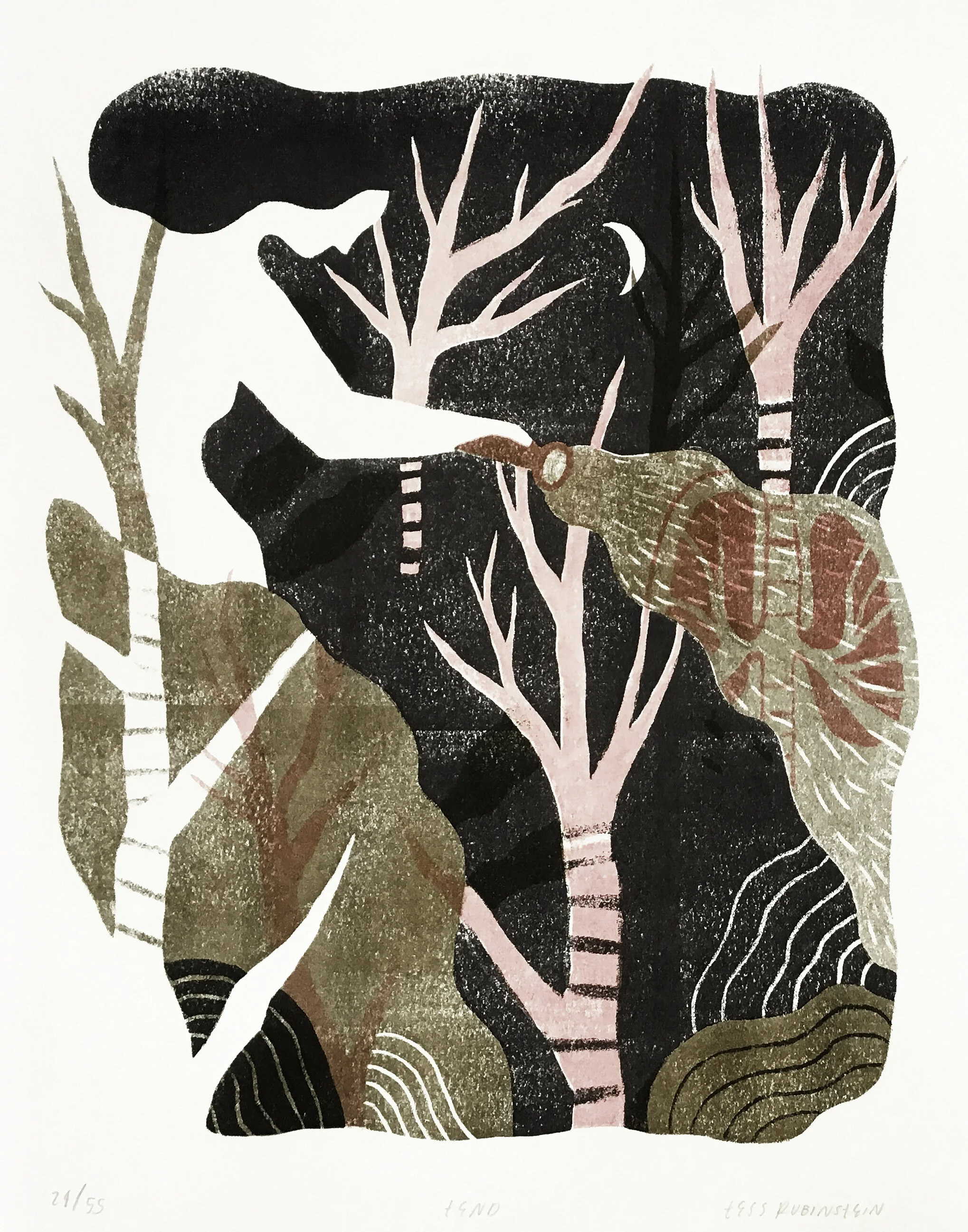 Tend print by Tess Rubinstein
