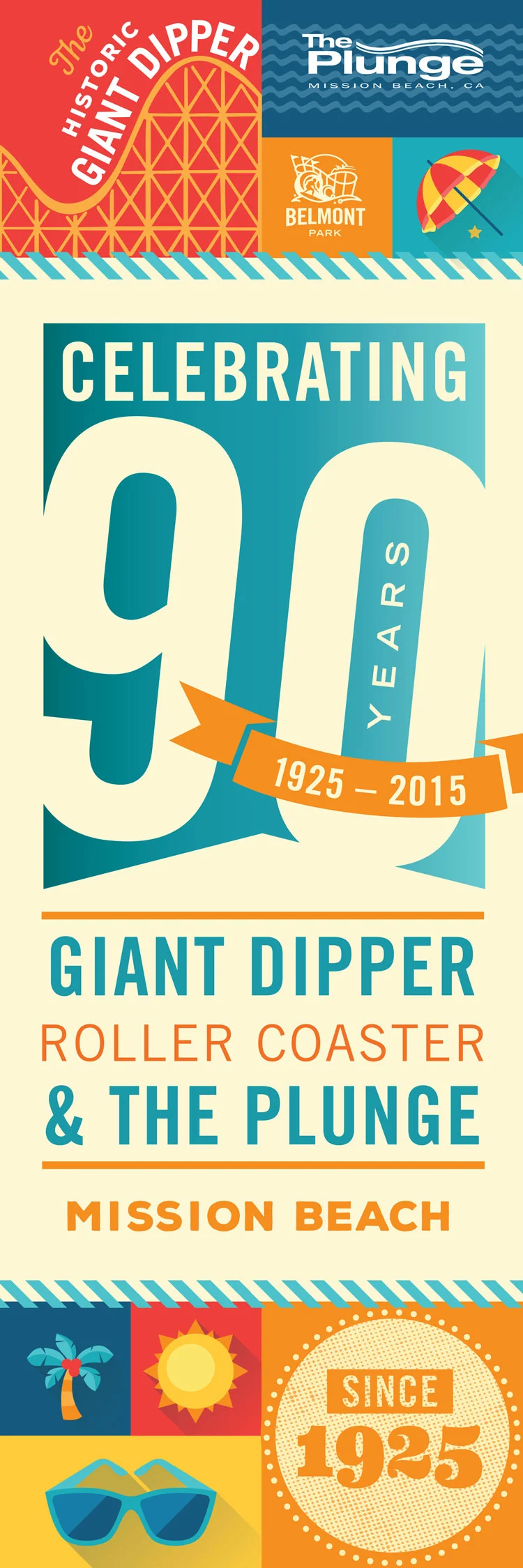 Belmont Park Pole Banner