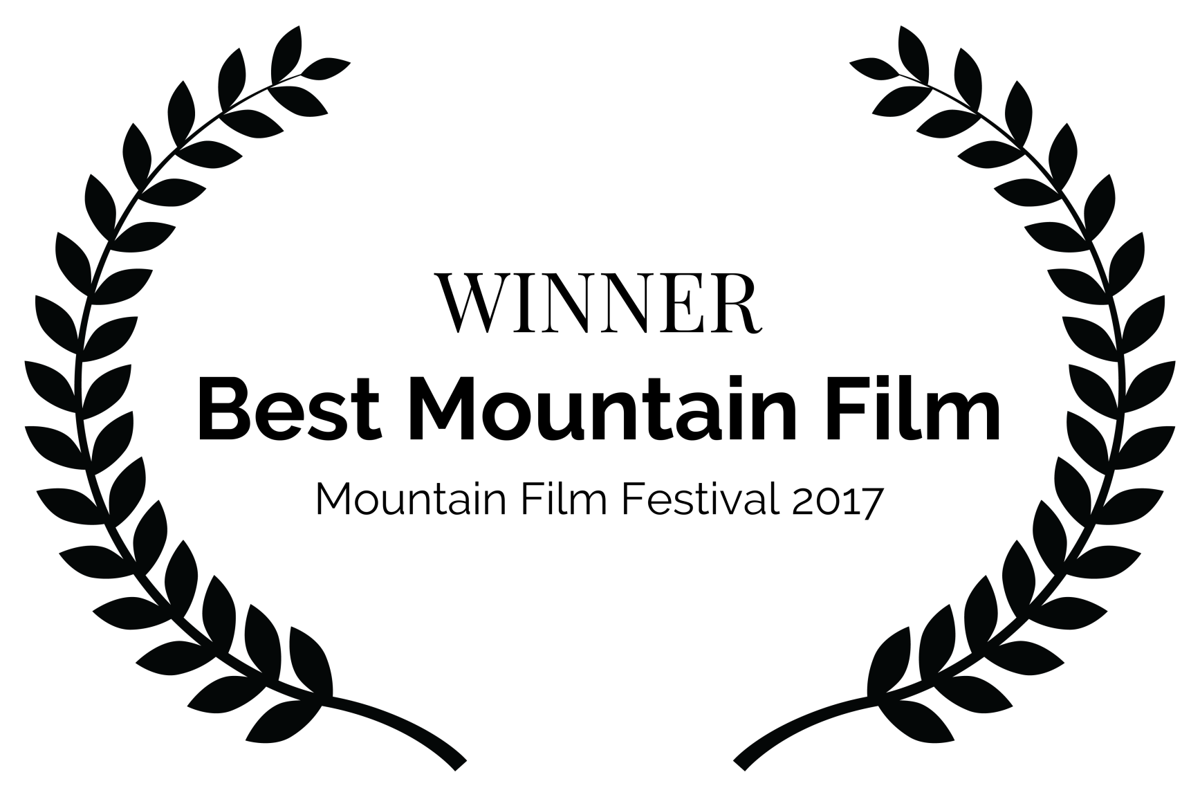 WINNER - Best Mountain Film - Mountain Film Festival 2017.png