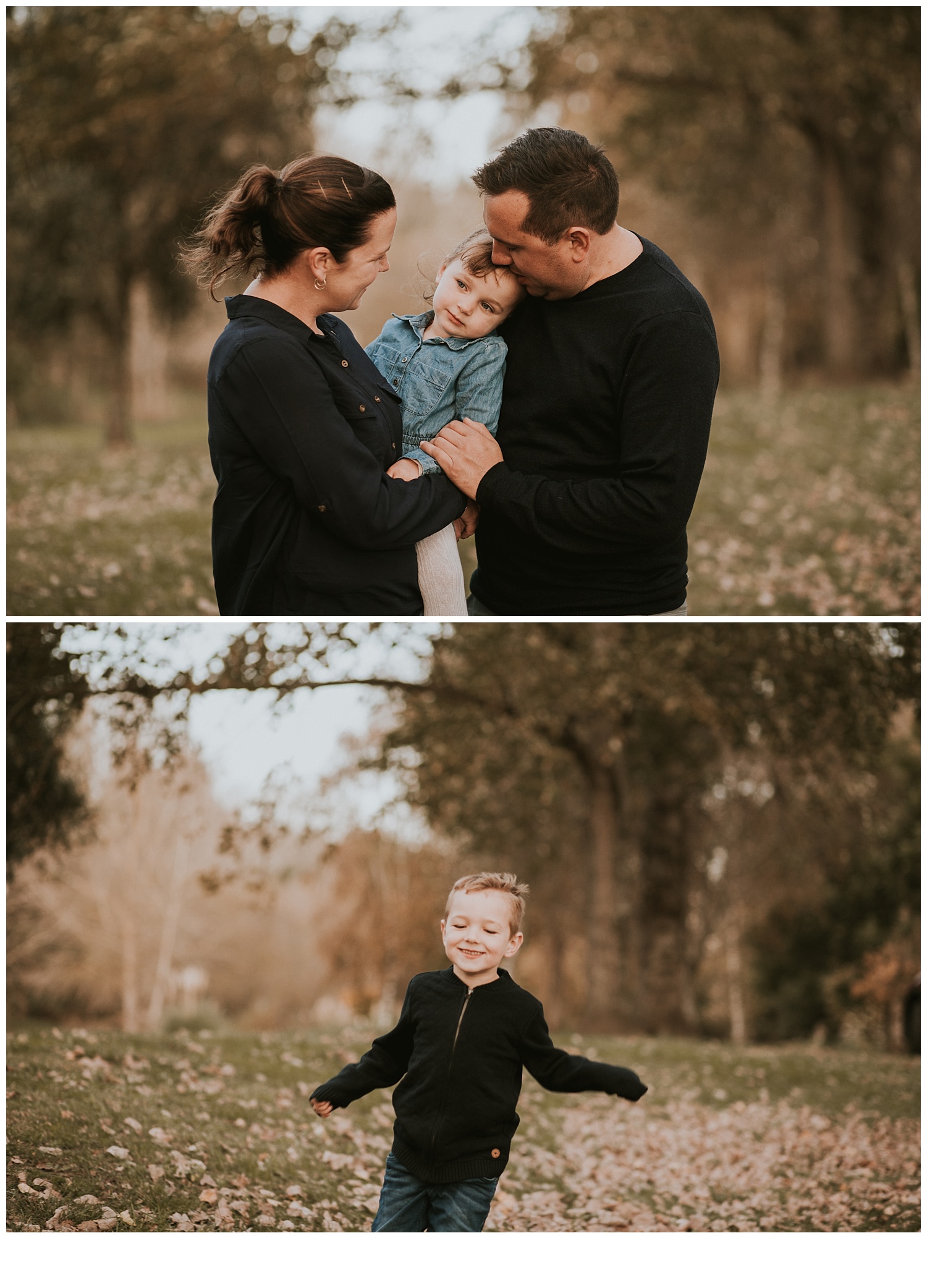 family photoshoot park session