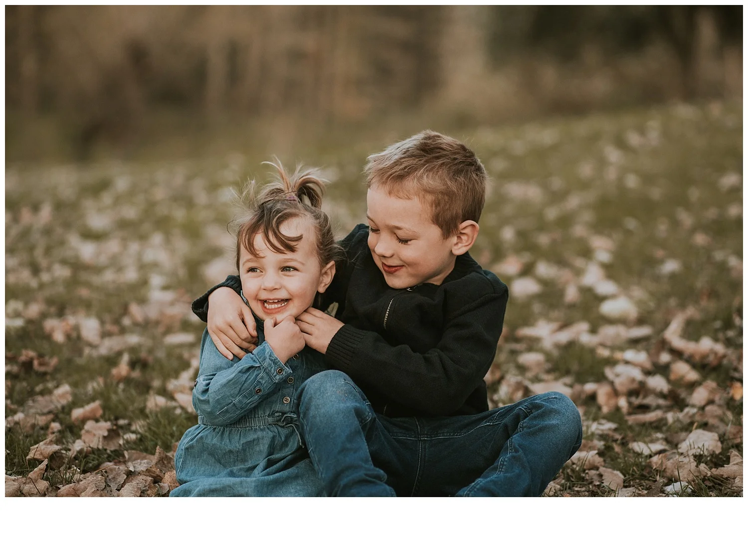 family photoshoot park session