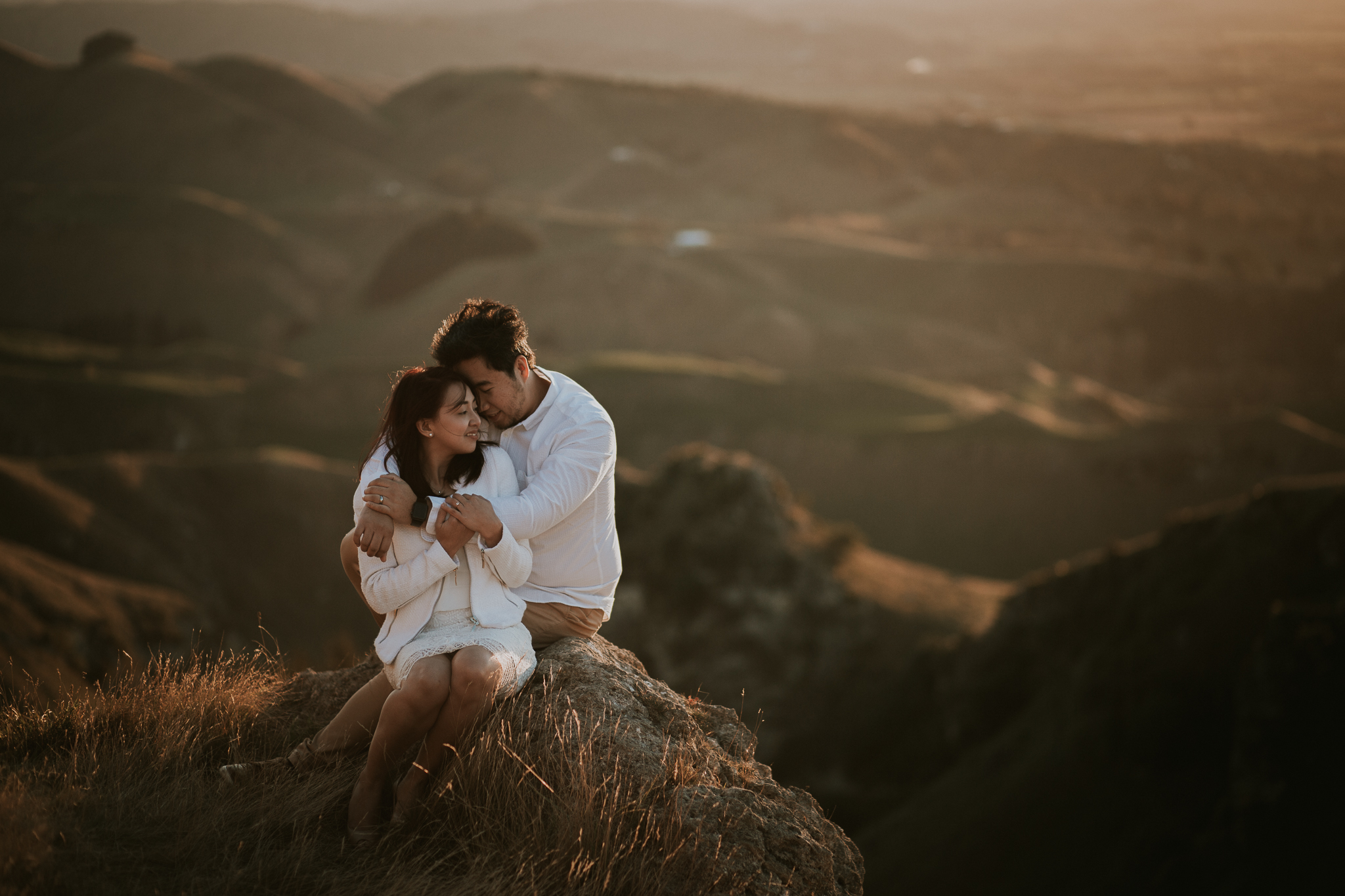 Wedding Photographers Hawkes Bay Te Mata Peak Engagement Shoot Sunset-25.jpg