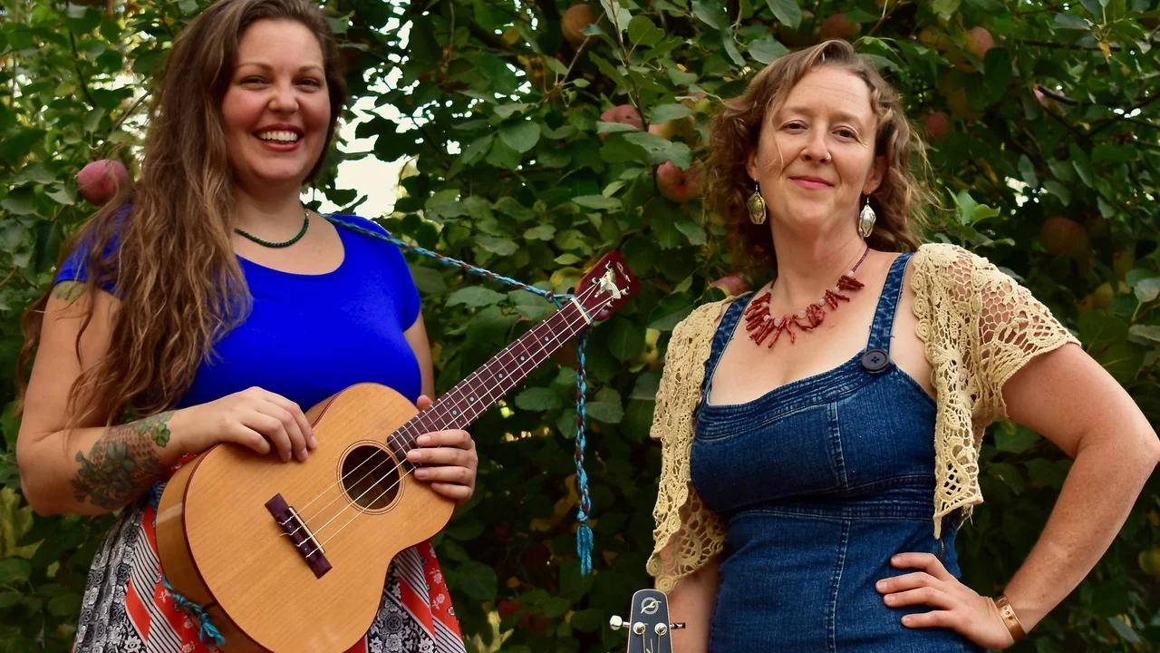 The Real Sarahs are two talented singers and their guitars from Anderson Valley in Mendocino County, California.