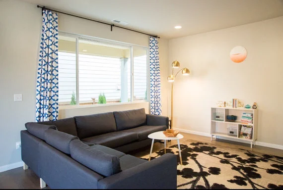 San Francisco, CA-Custom Curtains using Premier Prints fabric.
