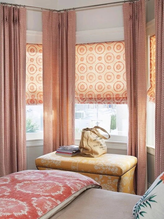 Roman Shades Look Great Under Drapes — Sew Lovely By KellyBlog & Updates