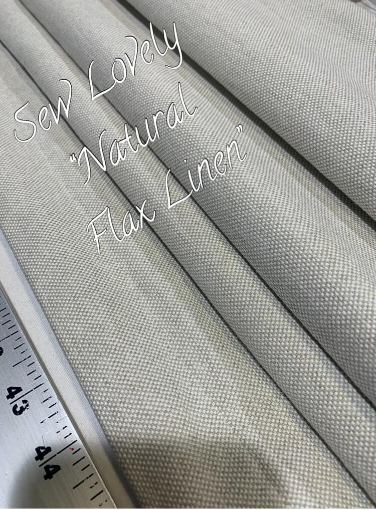 Natural Flax Linen Blend (Temporarily out of stock) — Sew Lovely By  KellyFabric