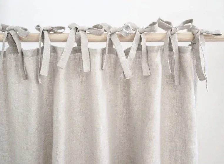 Tie Top For Curtain Rods
