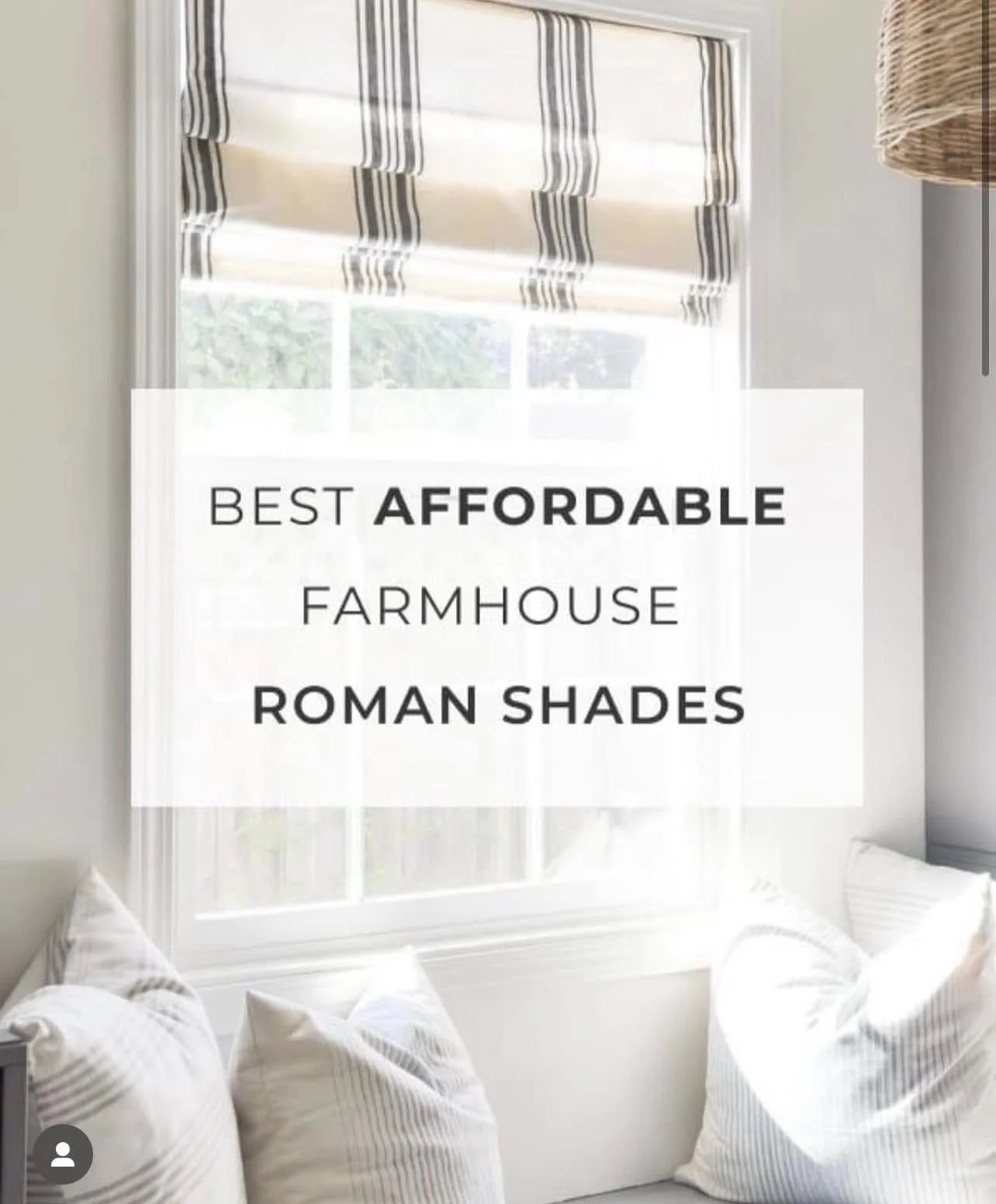 Blogger, Hydrangea Tree House, featured our farmhouse style roman shade on her blog and it got so much attention!  After she posted, we had many farmhouse shade orders for this budget friendly roman shade. 