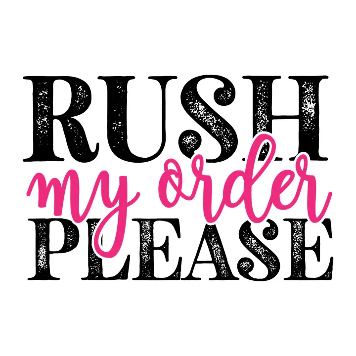 RUSH FEE for orders under 5 shades total- 4 weeks guaranteed shipment