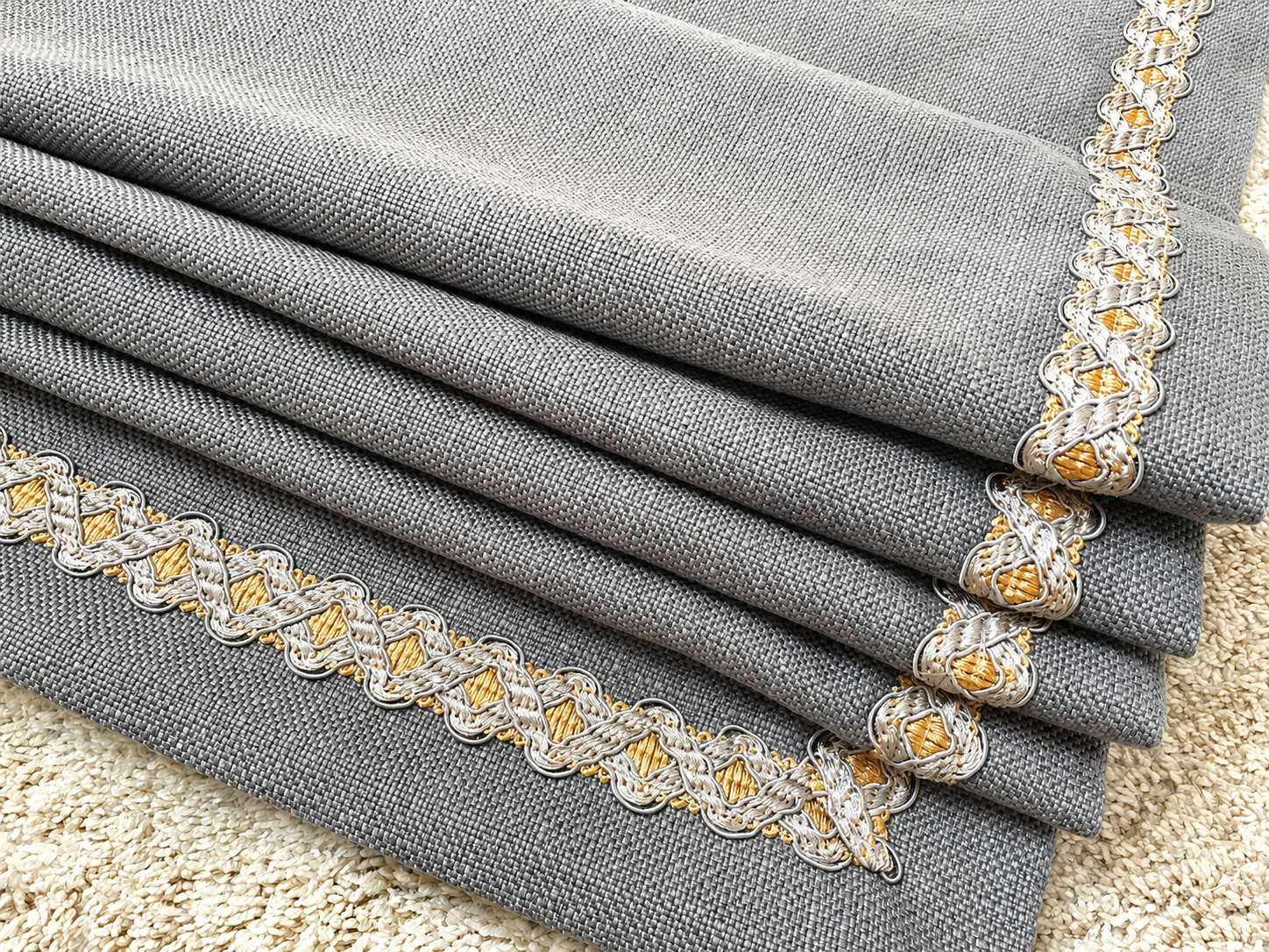 custom roman shade