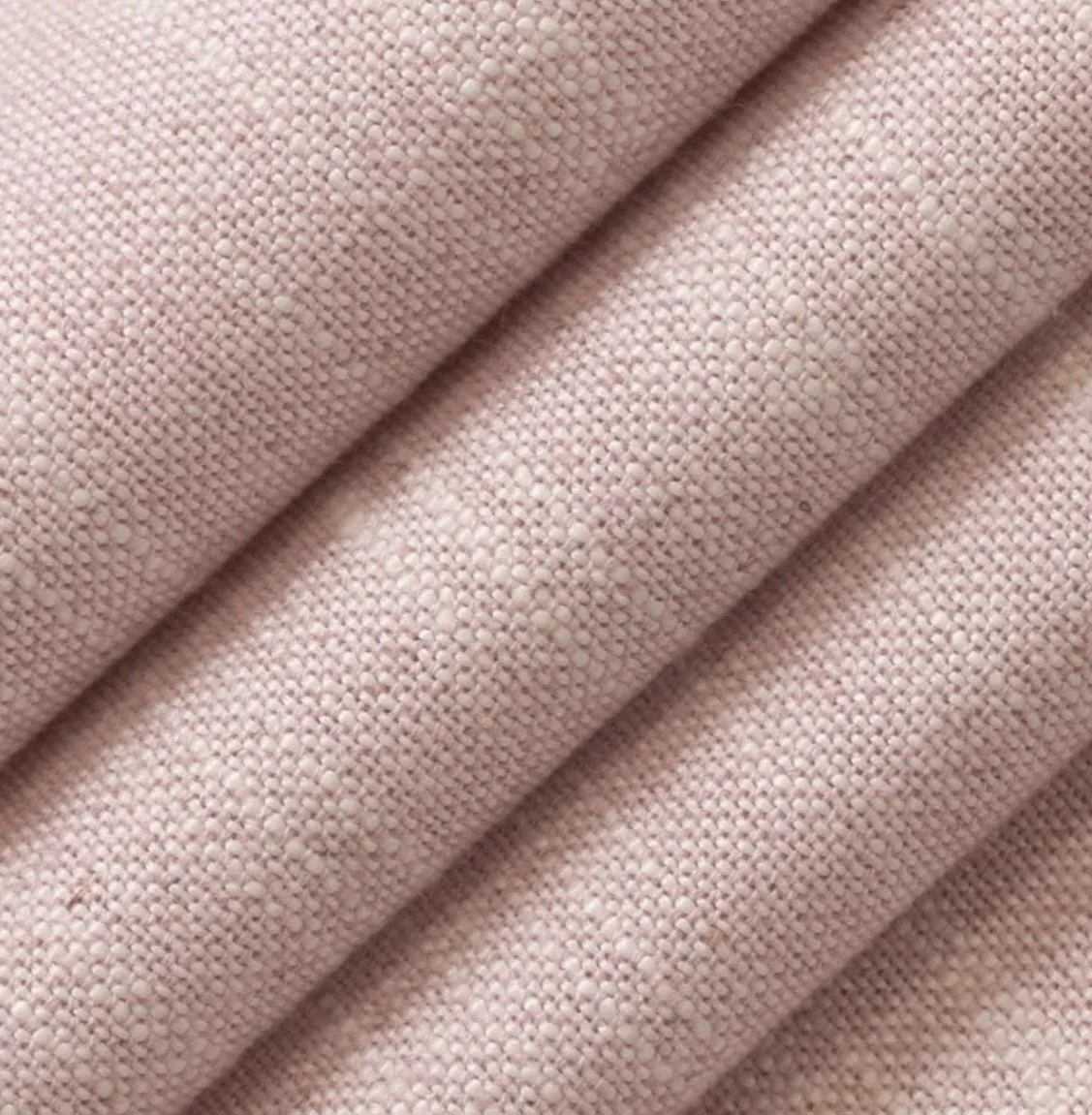blush linen roman shade fabric