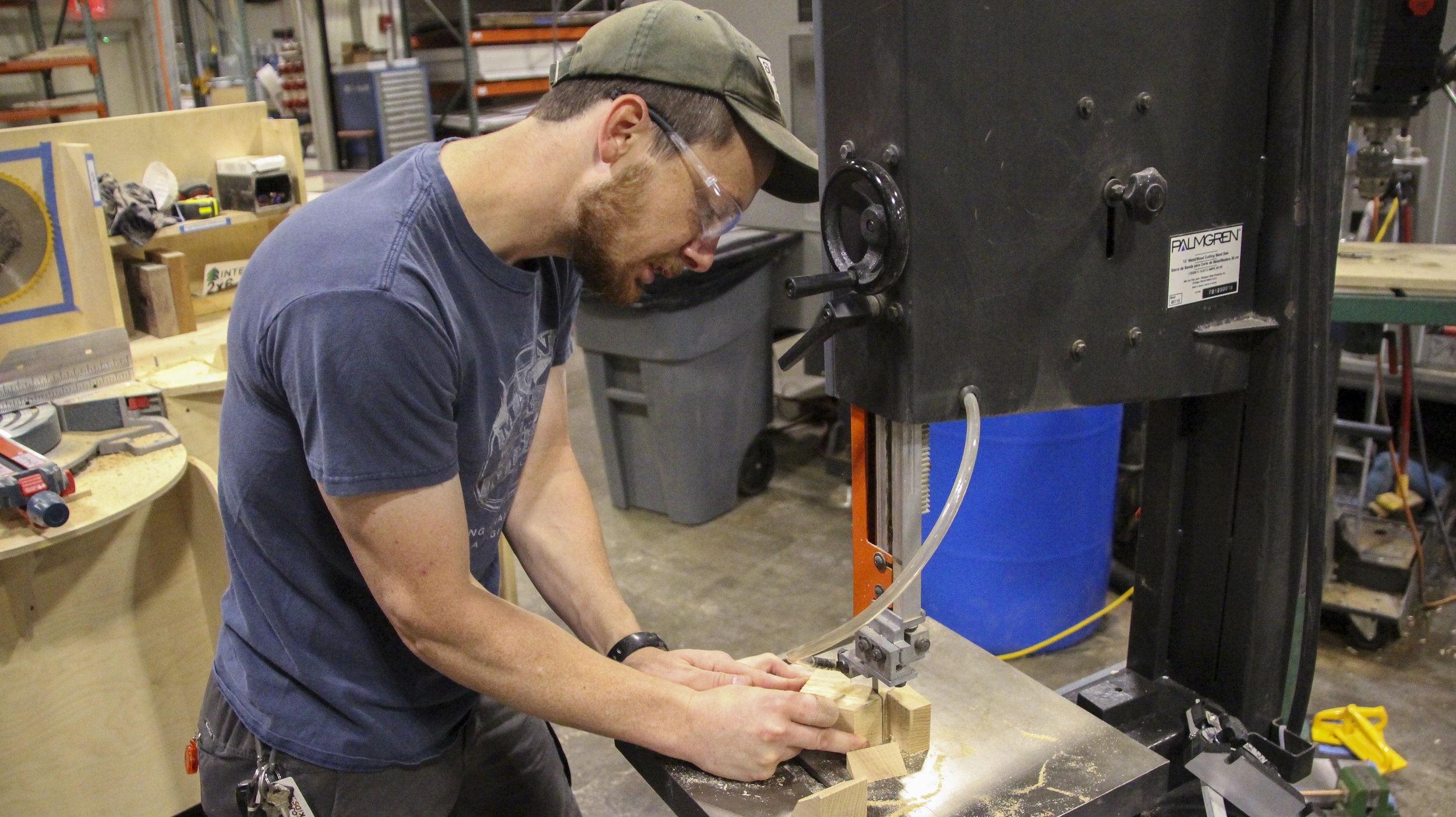 Jay also crafted unique shapes that are common in Shelby Park, like shotgun houses and camelbacks.
